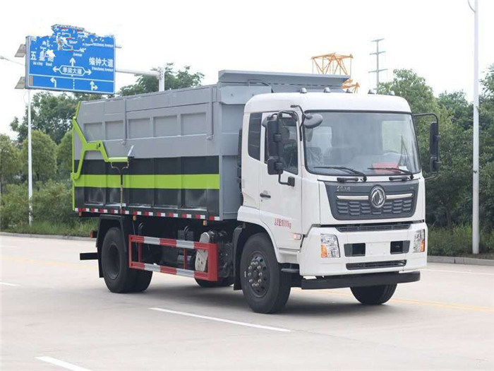 東風(fēng)天錦壓縮式對(duì)接垃圾車